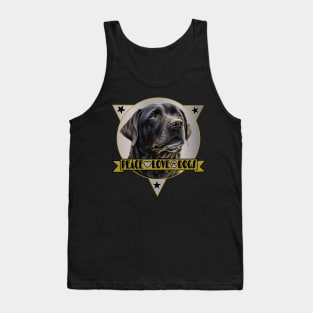 Black Labrador Retriever Tank Top